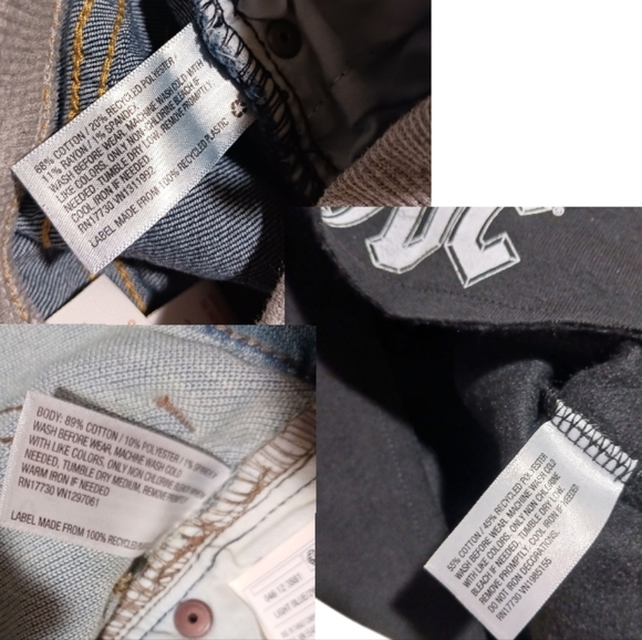 ACDC Sweatshirt & 2-Pairs Jeans Toddler Lot - Picture 11 of 11